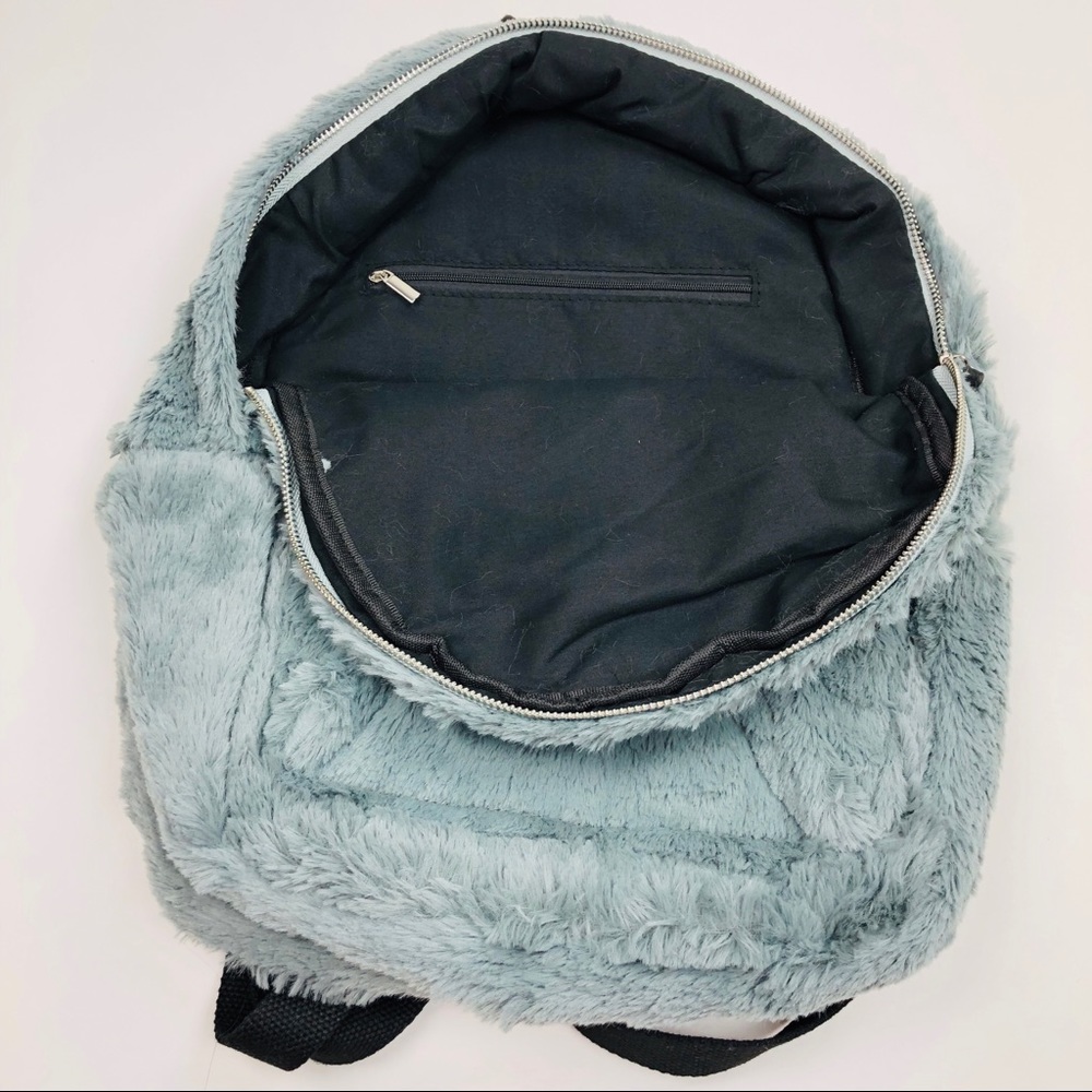 💥LAST ONE💥Mikaela Grey Fur Mini Backpack - Picture 7 of 7